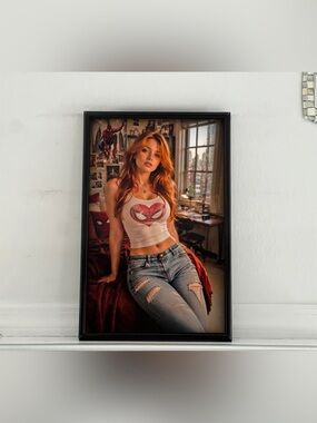 Mary Jane Watson Comic Book art Poster